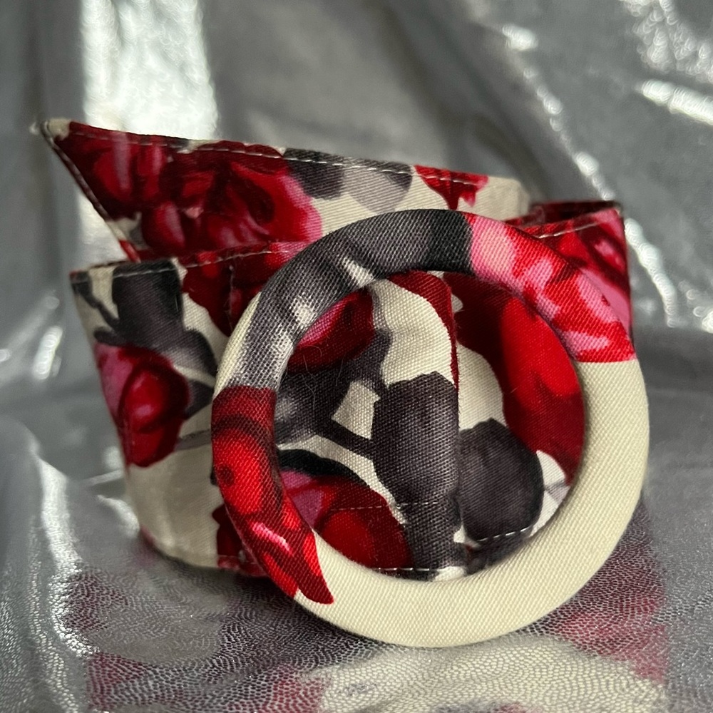 💕🌹 Pinup Rockabilly Floral Fabric Belt 🌹💕